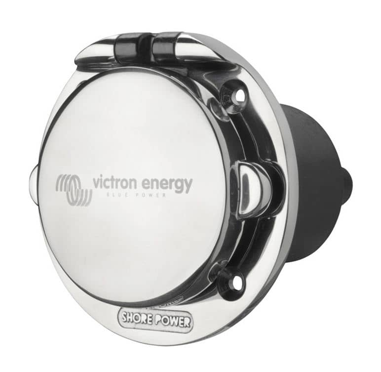 Victron Power Inlet stainless steel with cover 32A/250Vac (2p/3w)  SHP303202000