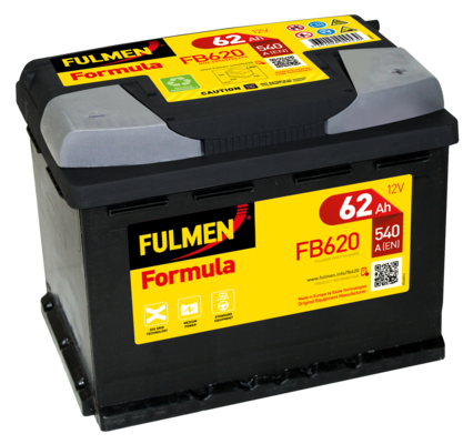 Fulmen Formula FB620 - 027SE 62ah 540cca   FB620