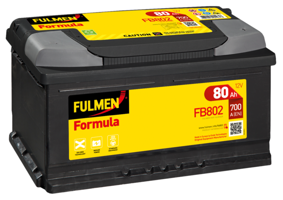 Fulmen Formula FB802 - 110SE 80ah 700cca   FB802