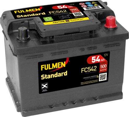 Fulmen Standard 3DX FC542 - 065RE 54ah 500cca   FC542