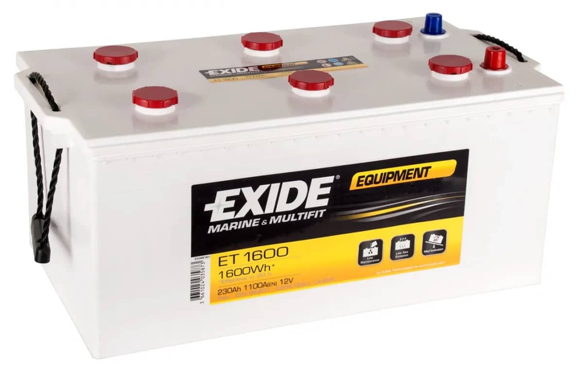 Exide ET1600 Equipment Leisure Battery ( 518 ) 230Ah 1100cca   ET1600