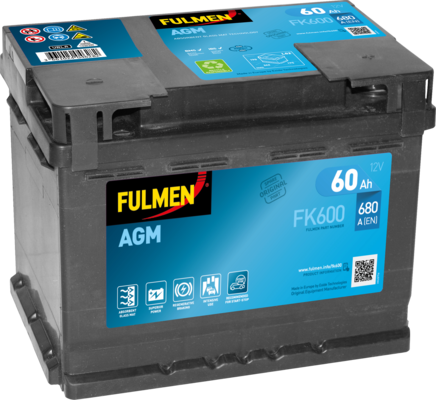 Fulmen AGM Start-Stop FK600 027 60ah 680cca   FK600