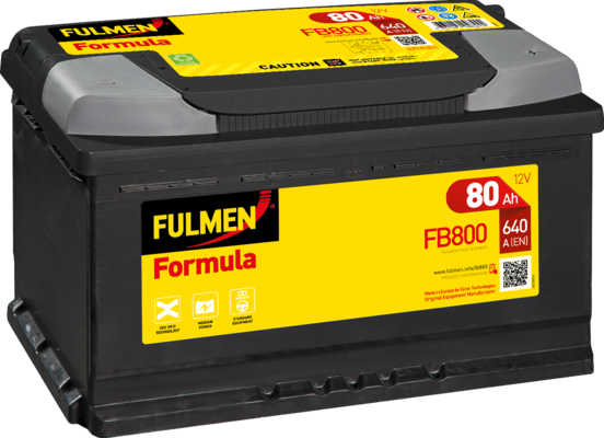 Fulmen Formula FB800 - 115SE 80ah 640cca   FB800