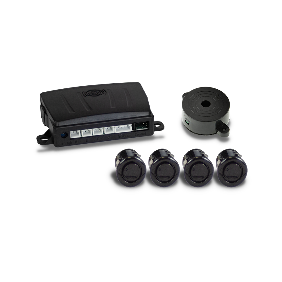 Front Parking Sensor Kit 19mm Gloss Black Buzzer   PS546BUZZ