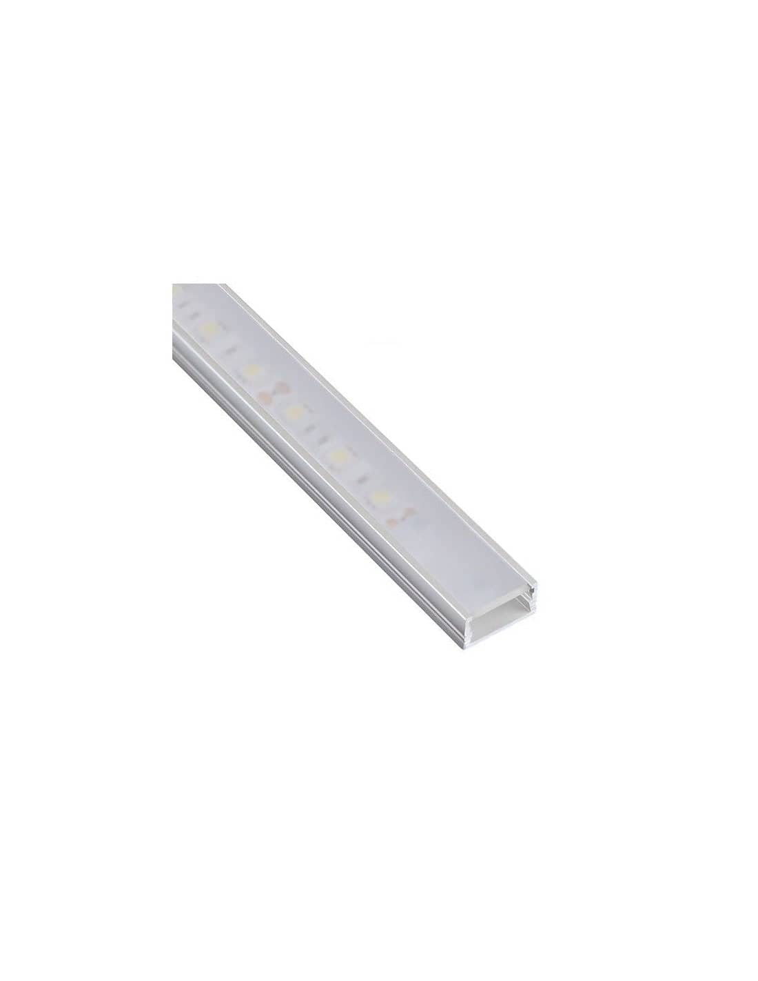 LED Profile LINE MINI 1m Aluminium/Opal   PROFIL-LINEM-OP-1M-W