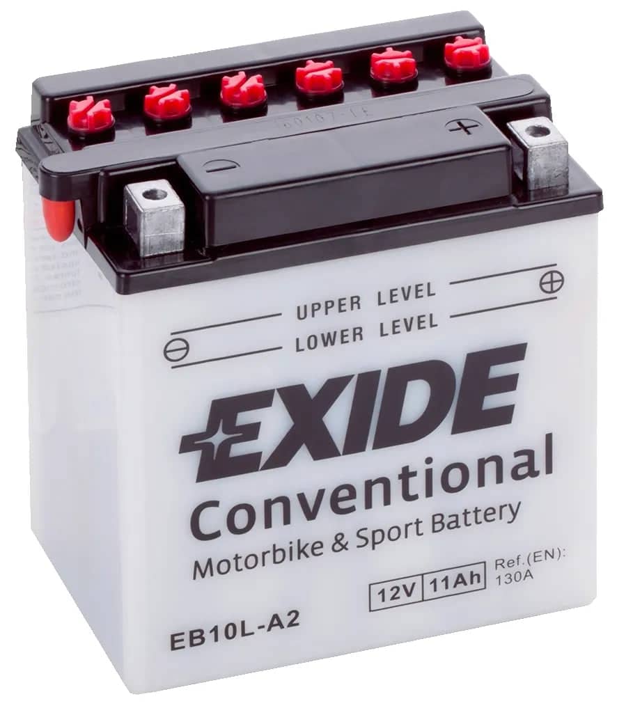 Exide EB10L-A2 12V Motorcycle Battery ( YB10L-A2 ) 11Ah 130cca   EB10L-A2
