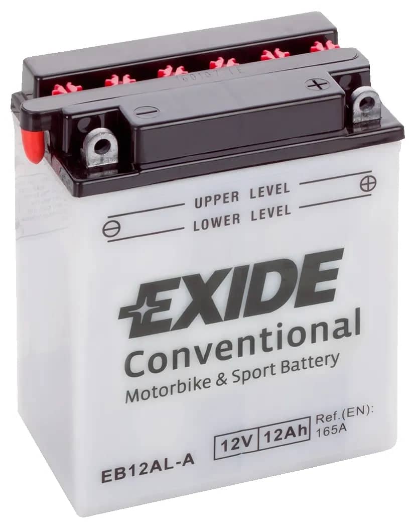 Exide EB12AL-A 12V Motorcycle Battery ( YB12AL-A ) 12Ah 165cca   EB12AL-A