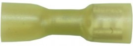 Yellow Heatshrink Female Spade 6.3mm Fully Insulated  -  HWT13