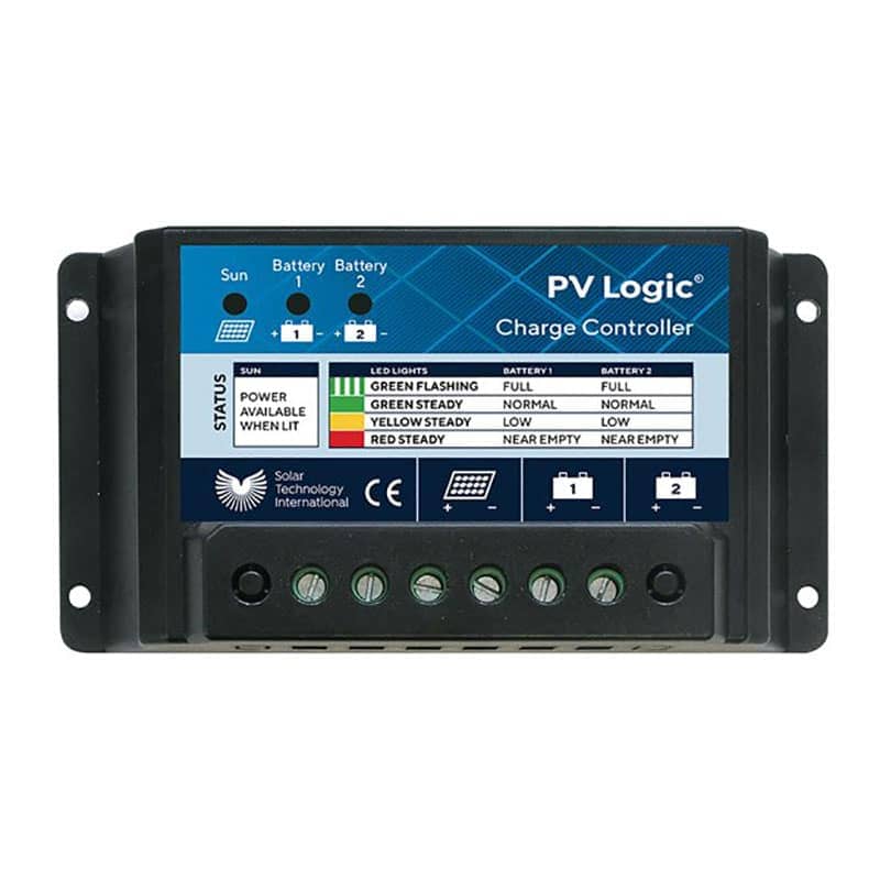 10AH PWM Charge Controller Dual Battery   STCC10