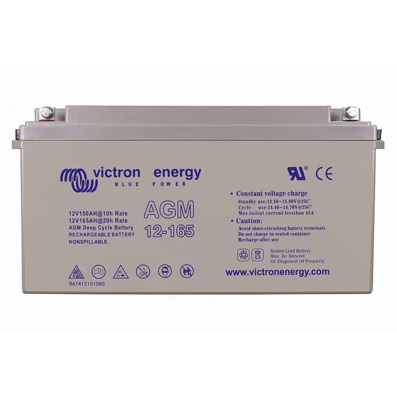 Victron AGM Deep Cycle Battery 12V/165Ah (M8)   BAT412151085