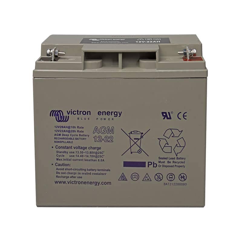 Victron AGM Deep Cycle Battery 12V/22Ah   BAT212200084