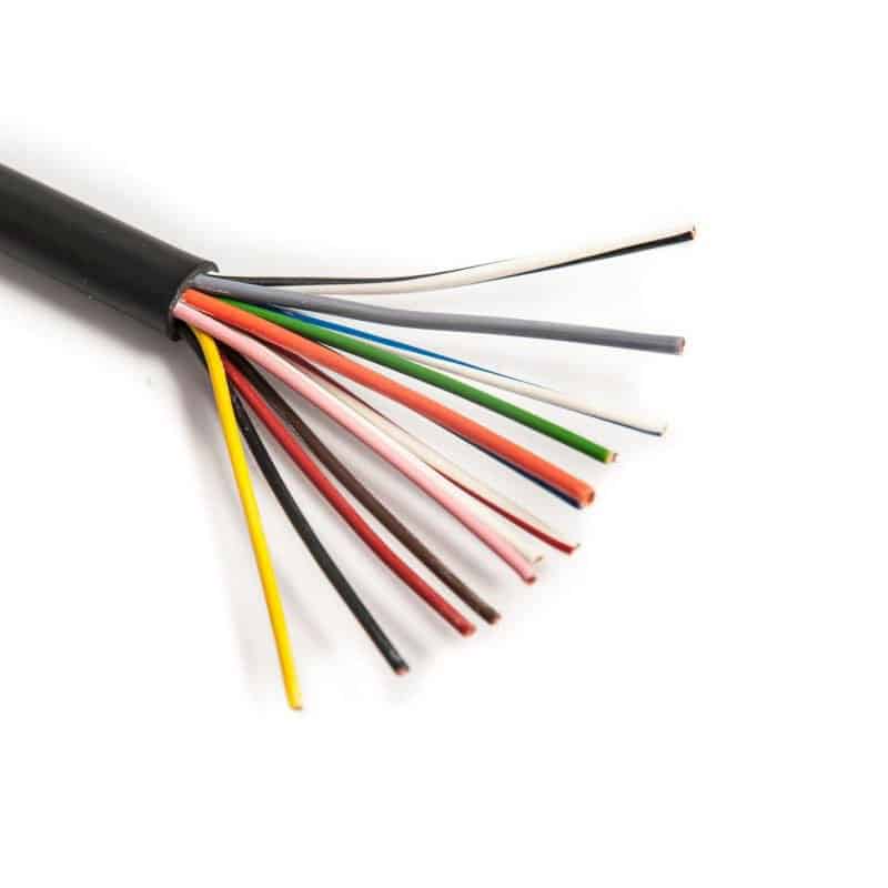 13 Core Automotive High Temp Thinwall Cable - 8 x 1.5mm + 5 x 2.5mm 21A + 29A   C103TW( N )-50B