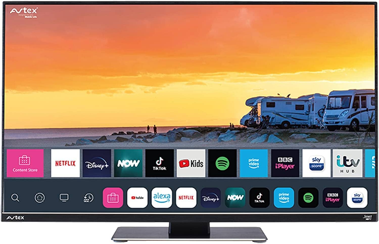 19.5" WiFi Connected Full HD TV with Freeview Play & Satellite Decoder