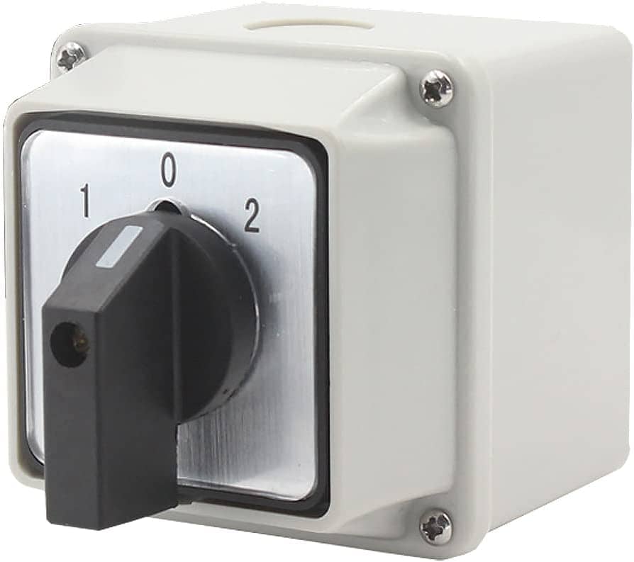Changeover Switch 20A  ON-OFF-ON 3 Position 2 8 Terminals