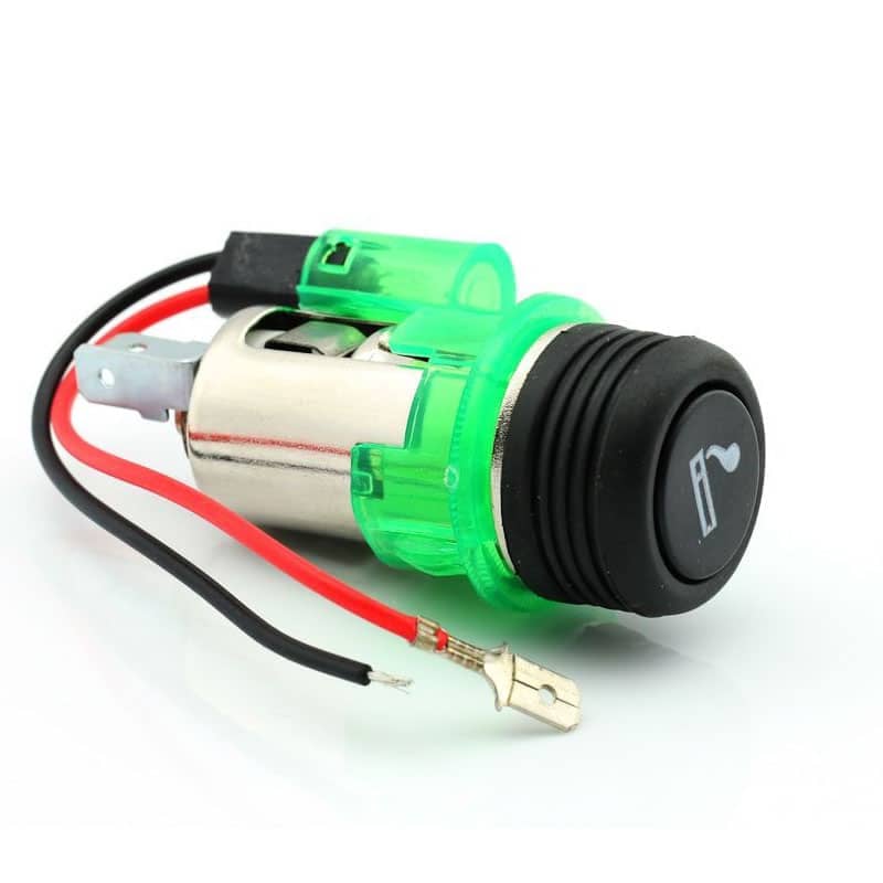 Cigarette Lighter Plug & Socket Green Illumination   CL710-1