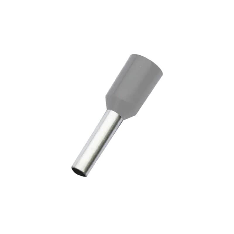 Cord End 2.5mm Grey French T-Range Single Unit   CE2.5A