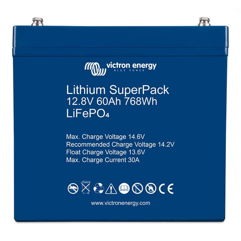 Victron Lithium SuperPack 12.8V/60Ah (M6)   BAT512060705