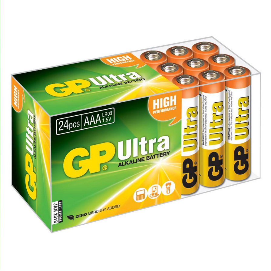 GP Ultra Alkaline AAA ( 24 )    GPPCA24AU003