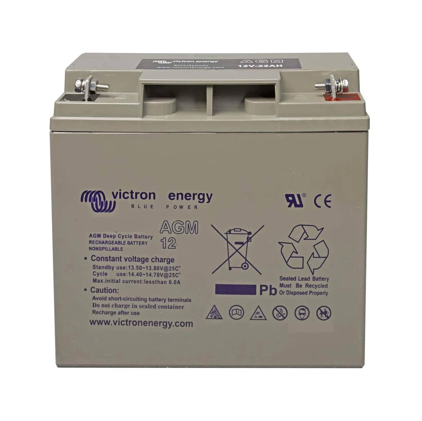 Victron AGM Super Cycle Battery 12V/25Ah (M5)   BAT412025081