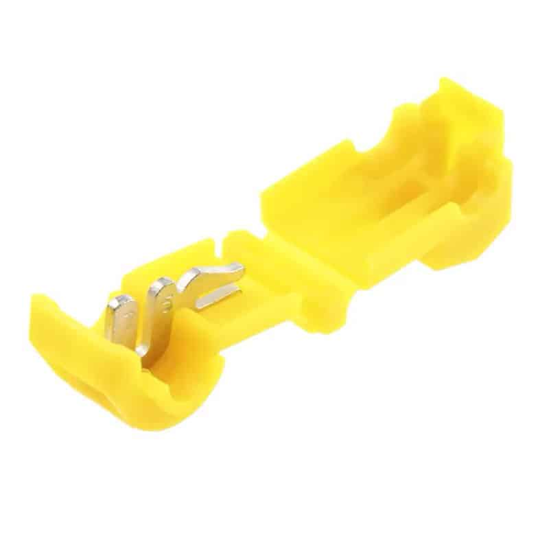 Yellow Wire Tap Connector Single Unit   WT92