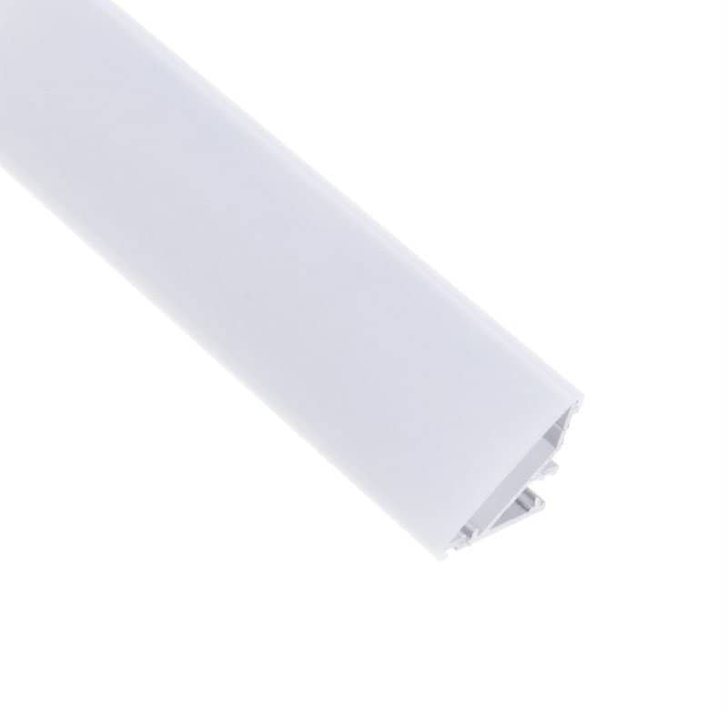 LED profile CORNER LINE 2m ( Aluminium/Opal )    PROFIL-CORNERLINE-OP-2W