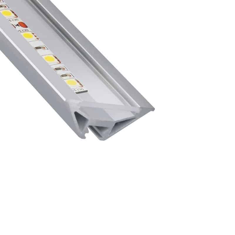 LED Profile TRI-LINE 2M Aluminium/Transparent   PROF-3LIN-TR-2W