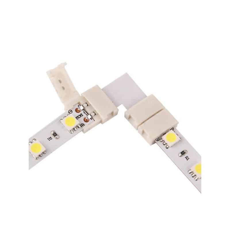 Angle connector for 8mm LED strips    MO-LF08-L-D1