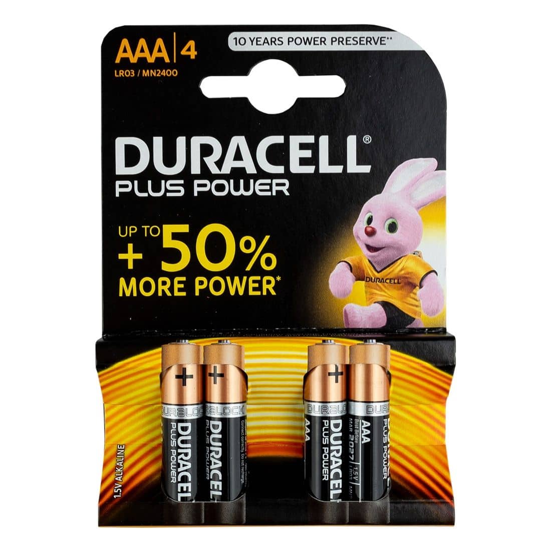 Duracell MN2400 AAA Power Plus x4    S3584