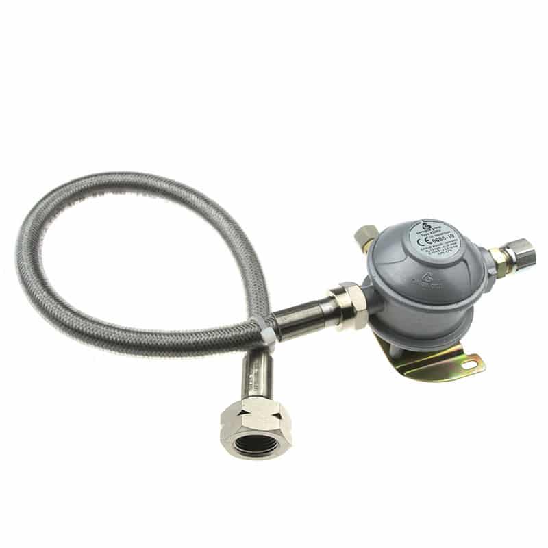 Two Stage Regulator 30mBar with 50cm Stainless Steel Pigtail - 400314