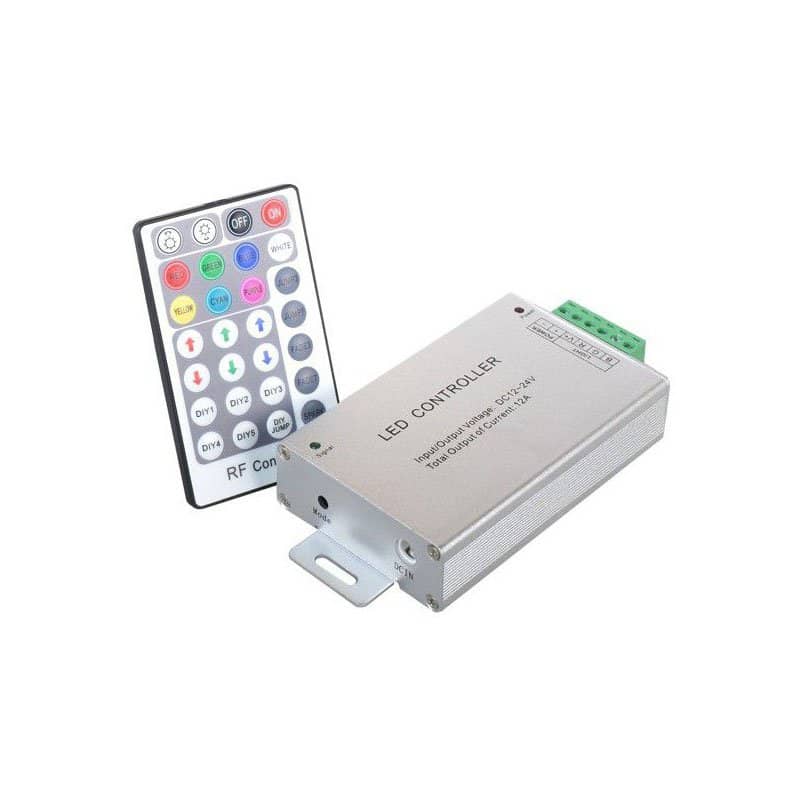 RGB LED controller with RF remote control    STER-RGB-RF-02