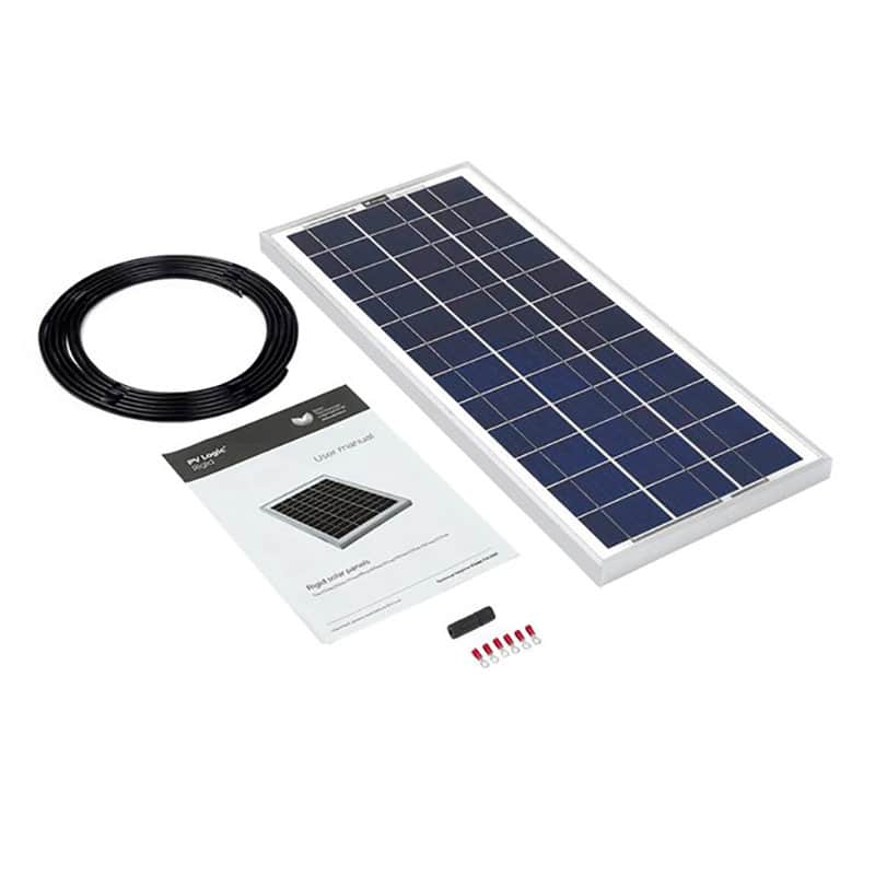20W Solar Panel Kit (inc cable, clips & fuse)    STP020