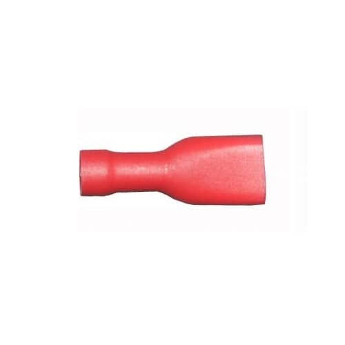 Red Female Spade 6.3mm/0.8mm F/Insulated Single Unit   WT10