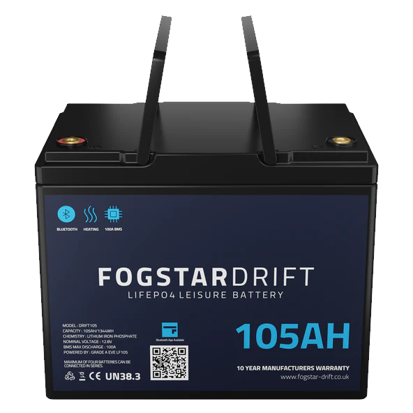 Fogstar Drift 12v 105Ah Lithium Leisure Battery
