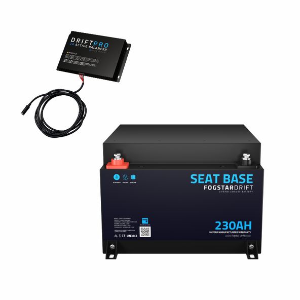 SEAT BASE 12v 230Ah Lithium Leisure Battery ( With Active Balancer )