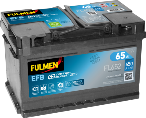 Fulmen EFB Start-Stop FL652 - 100 65ah 650cca   FL652