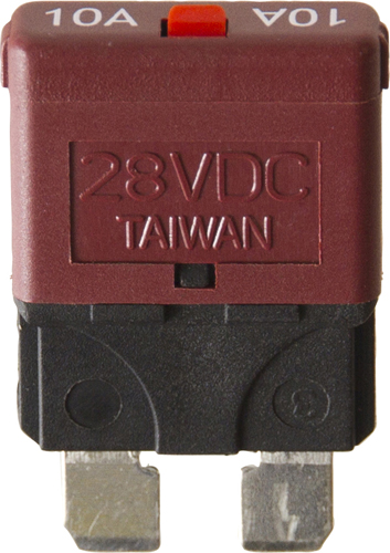 Circuit Breaker STD Blade Fuses ( manual reset ) 10A Red ( Single )   FU42-10