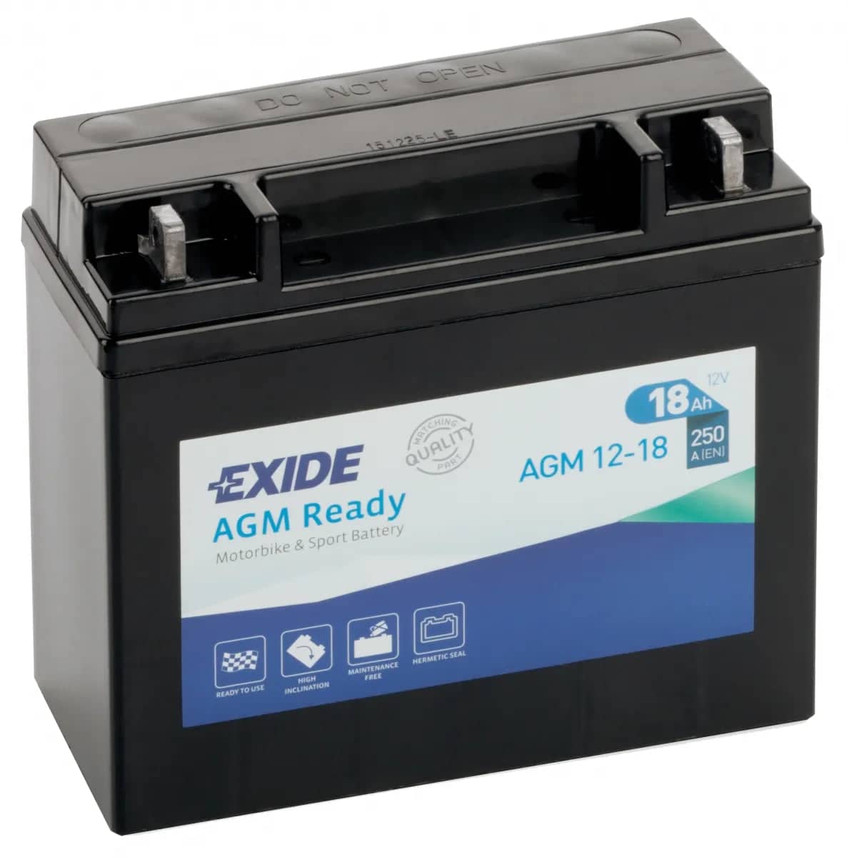 Exide AGM12-18 12V Motorcycle Battery ( 4584 )    AGM12-18