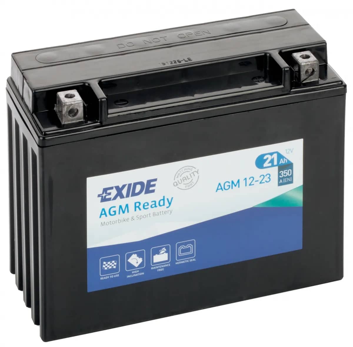 Exide AGM12-23 12V Motorcycle Battery ( 4922 )    AGM12-23