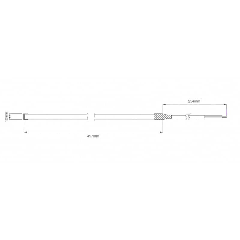 Flexible Strip Lamp 27x White LED ( 457mm )   FSL457WB