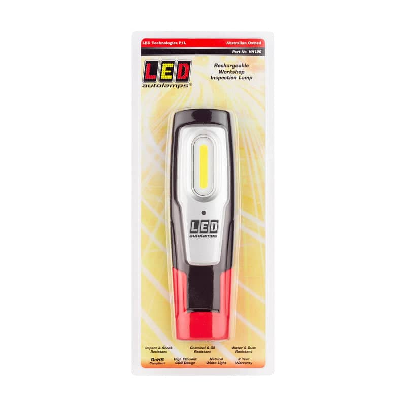 Rechargeable Inspection Lamp & Top Light/Base & UK Plug   HH190-1