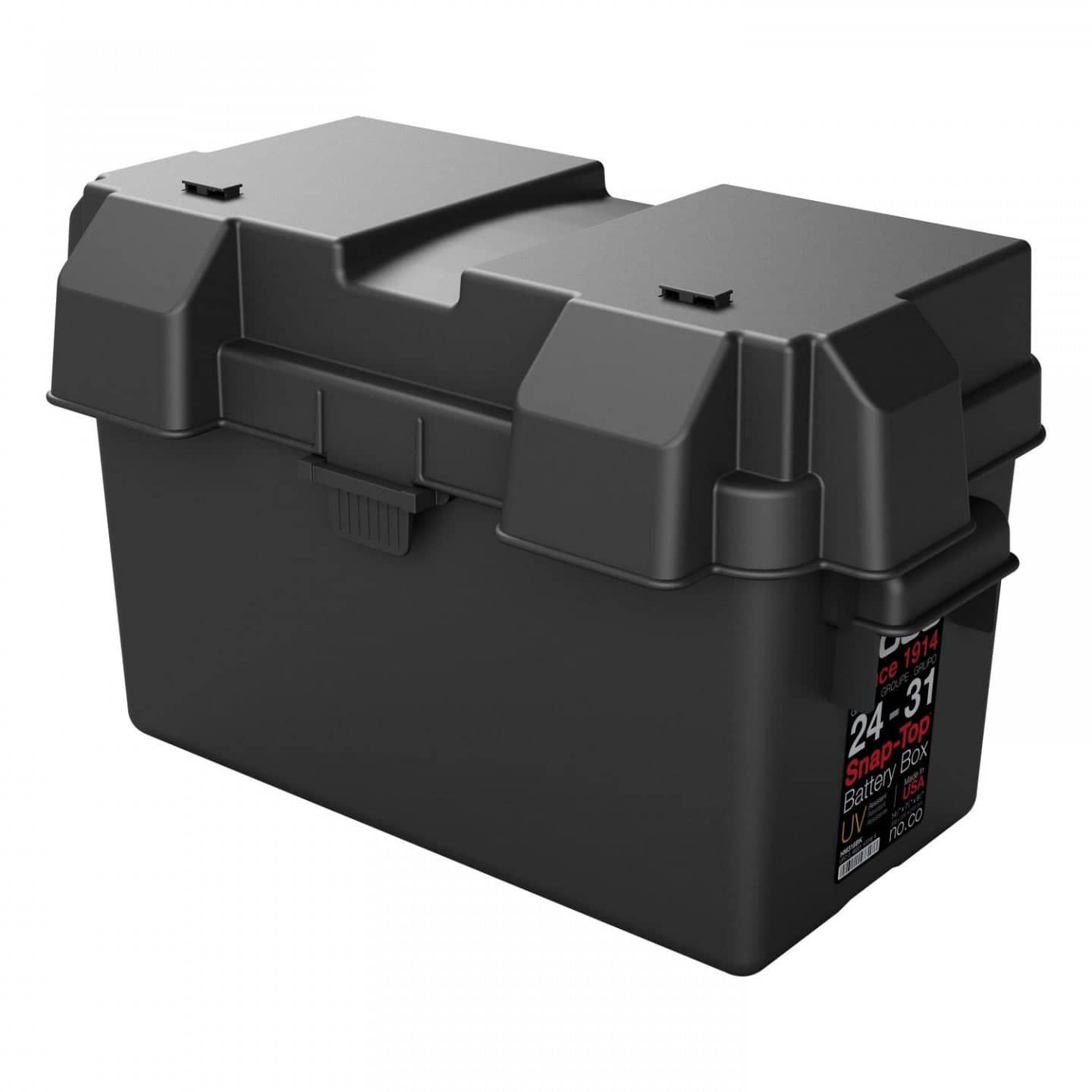 Noco - Battery Box Black GRP 24-31 Snap Top   HM318-BKS