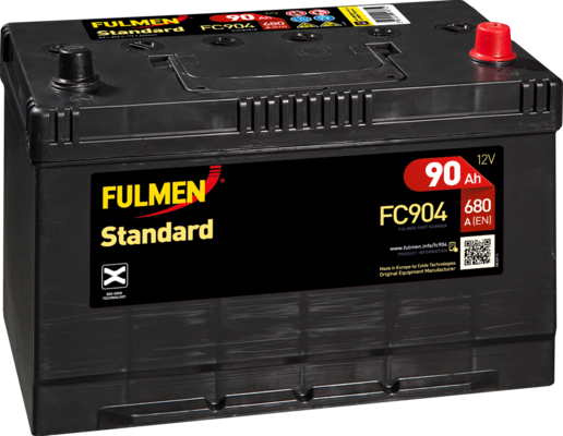 Fulmen Standard 3DX FC904 - 249RE 90ah 680cca   FC904