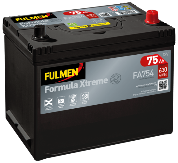 Fulmen Formula Xtreme FA754 - 030TE ( 068 ) 75ah 630cca   FA754