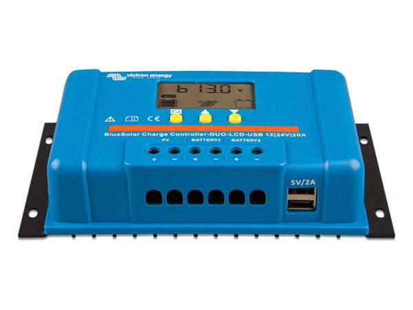 Victron BlueSolar PWM DUO-LCD & USB 12/24V-20A   SCC010020060