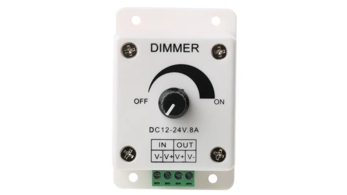 PWM LED Dimmer  5V 6V 12V or 24Vup to 8A    769-3189