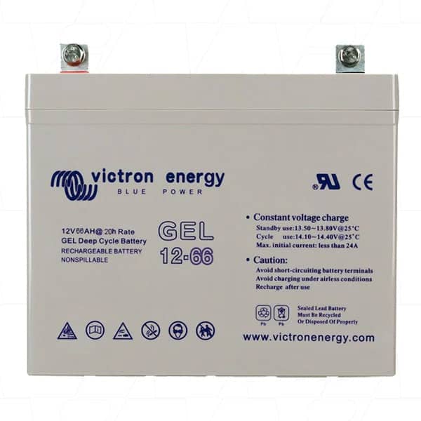 Victron Gel Deep Cycle Battery 12V/66Ah   BAT412600104