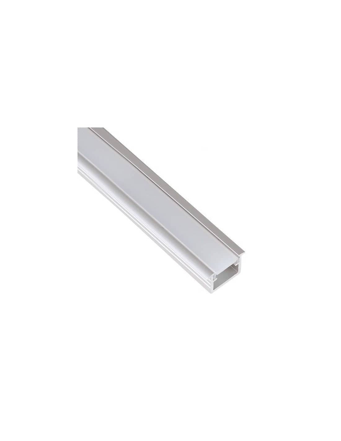 LED Profile INLINE 1m Aluminium/Opal   PROF-INLINE-OP-1M-W