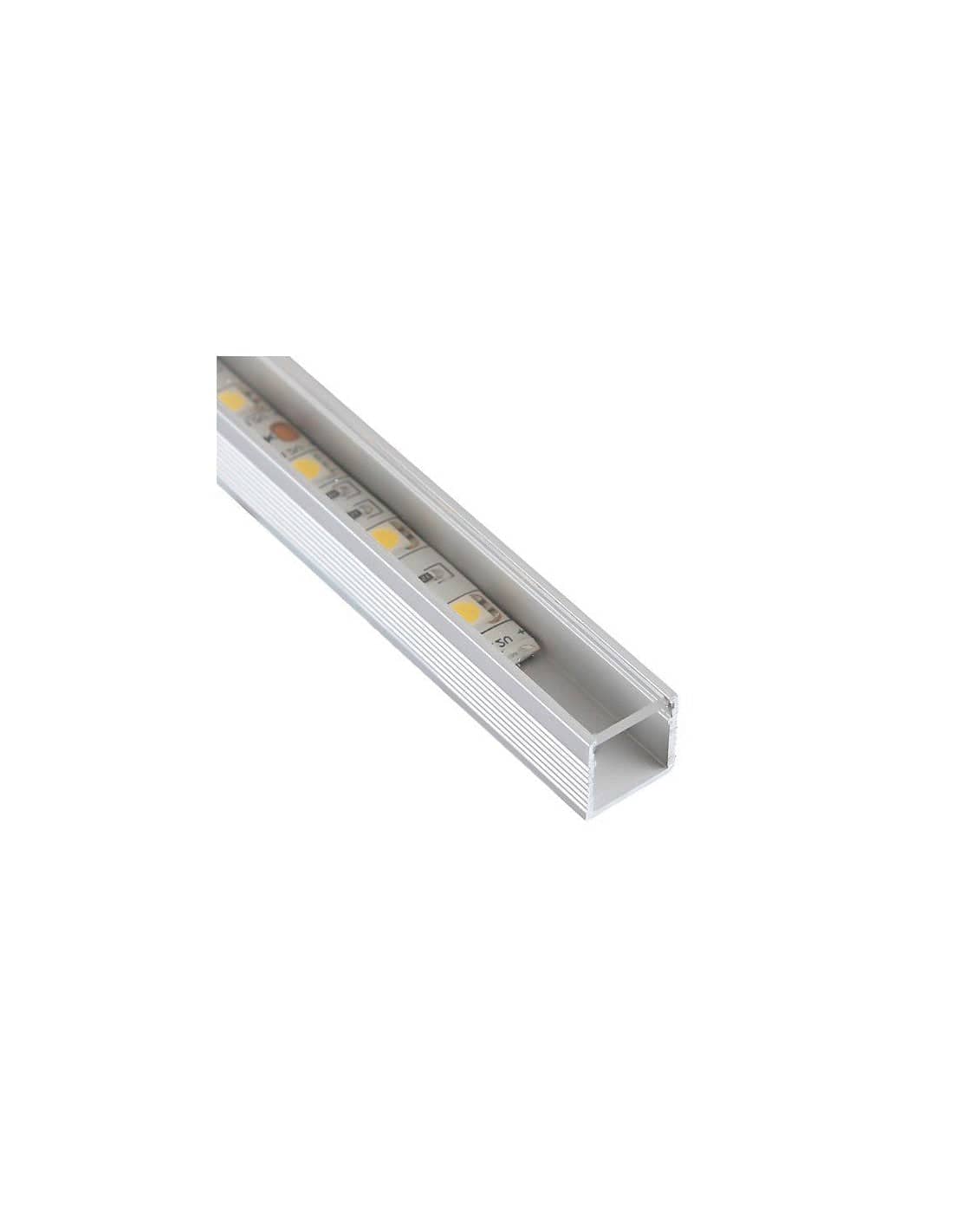 LED Profile LINE 1m ( Aluminium/Transparent )    PROFIL-LINE-TR-1M-W