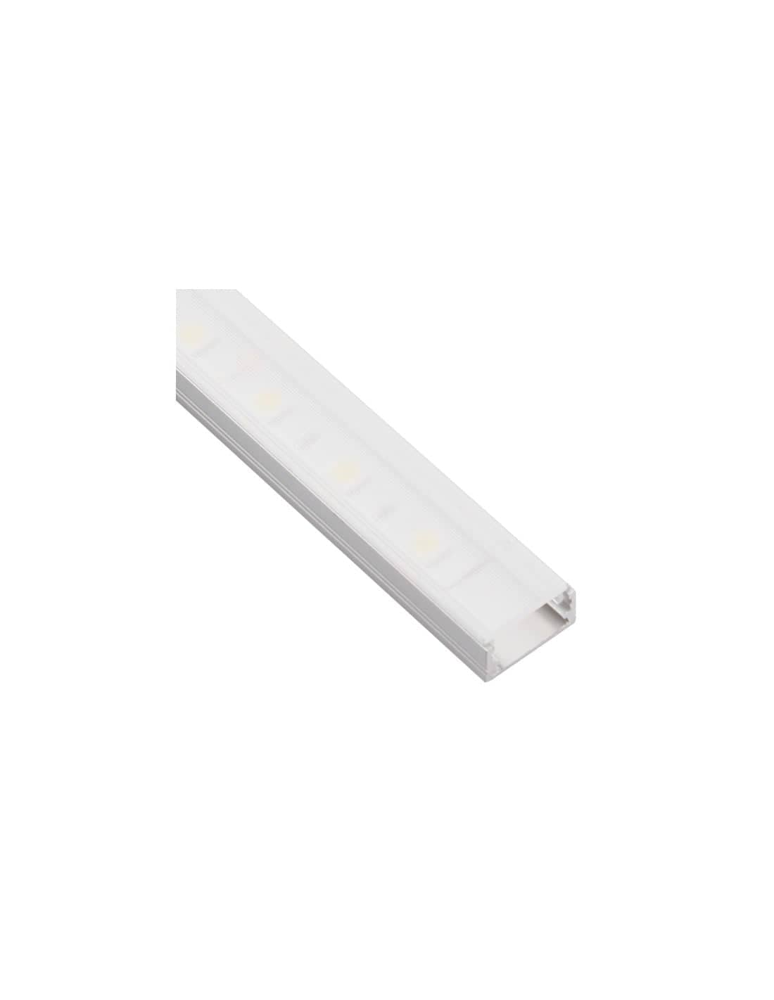 LED Profile LINE XL 1m Aluminum ( Opal )    PROF-LINEXL-OP-1M-W