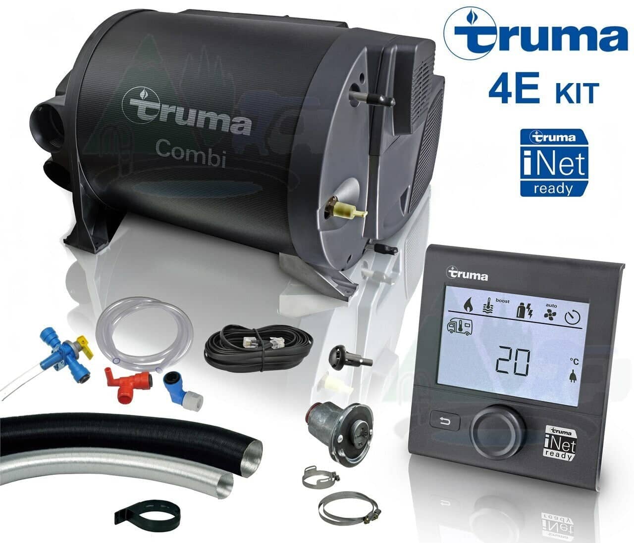 Truma Combi 4E Boiler and Space Heater Complete Kit Campervan Motorhome   33713-80MB/L